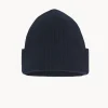 Bonnet Cachemire A Revers, 2 Fils