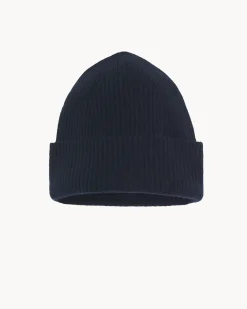 Bonnet Cachemire A Revers, 2 Fils