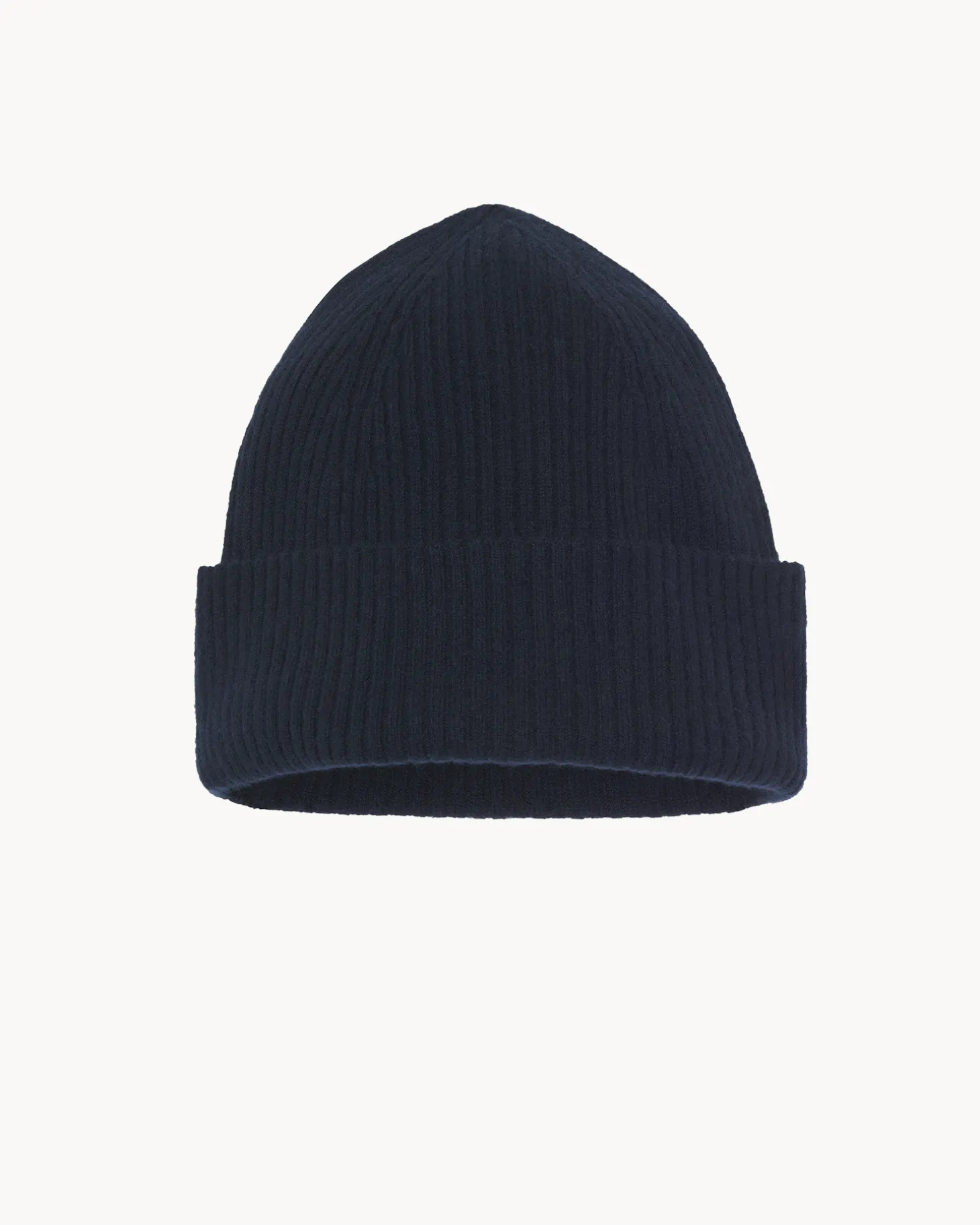 Bonnet Cachemire A Revers, 2 Fils