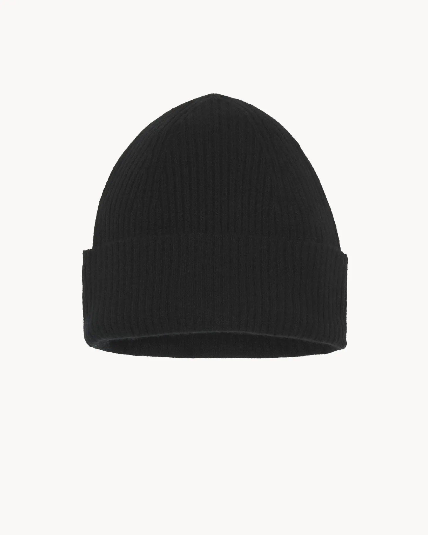 Bonnet Cachemire A Revers, 2 Fils
