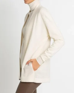 Cardigan Cachemire Col Kimono Long