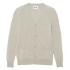 Cardigan Cachemire Col V Droit Uni