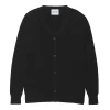 Cardigan Cachemire Col V Droit Uni