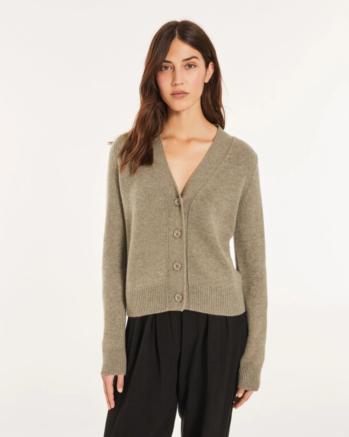 Cardigan Cachemire Court