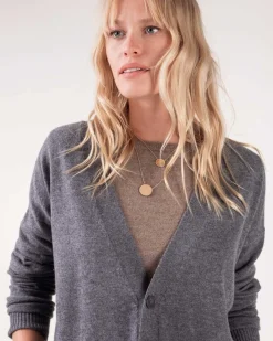 Cardigan Cachemire Manches Longues