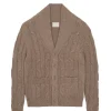 Cardigan Cachemire Mixte Col Chale