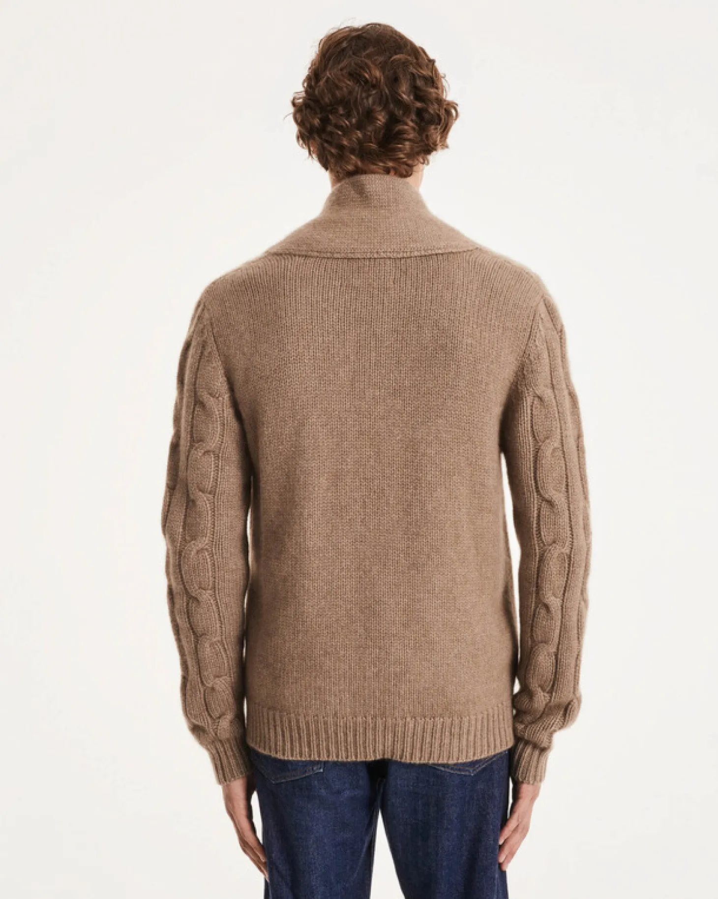Cardigan Cachemire Mixte Col Chale