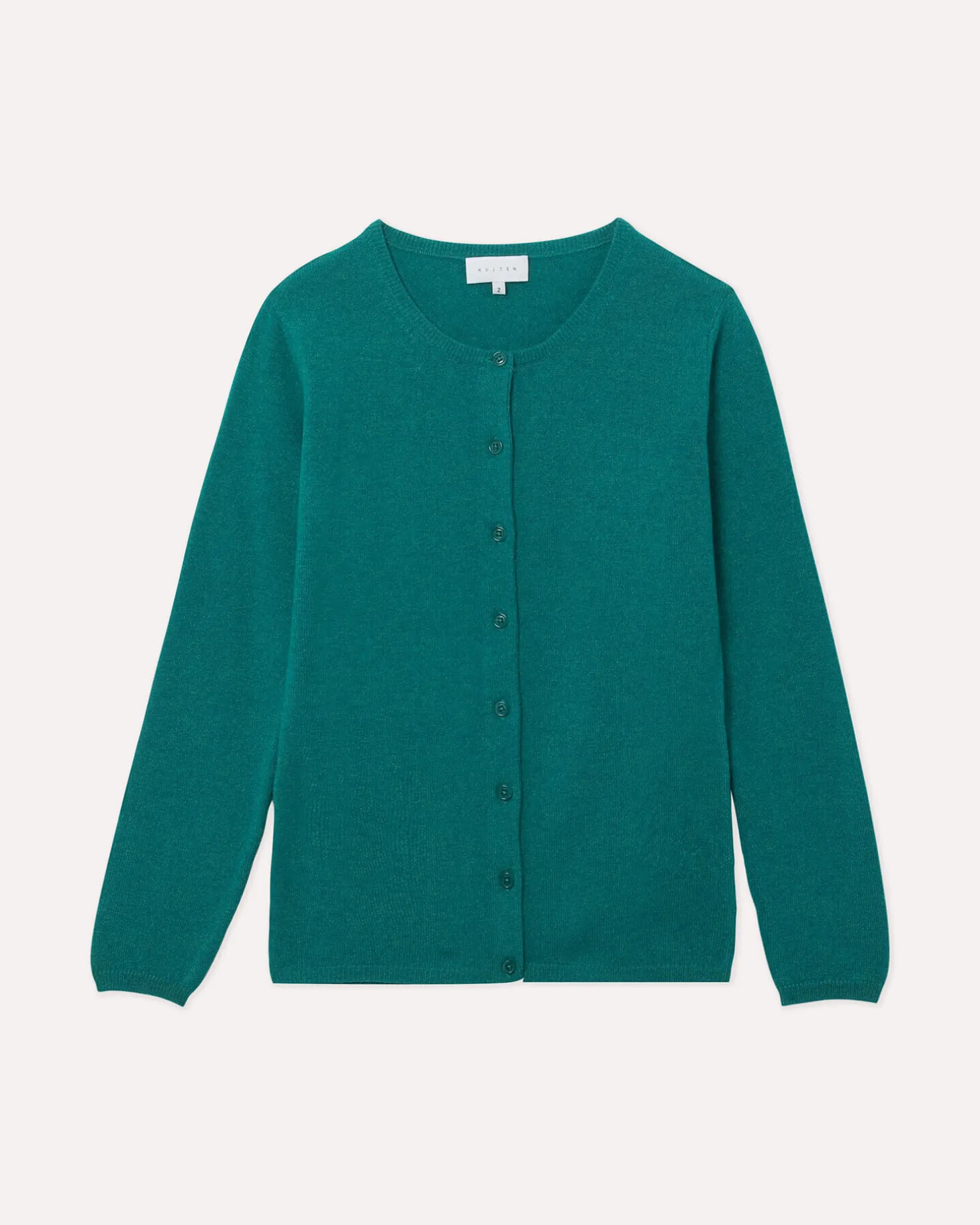 Cardigan Col Rond Manches Longues Basic