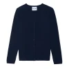 Cardigan Col Rond Manches Longues Basic