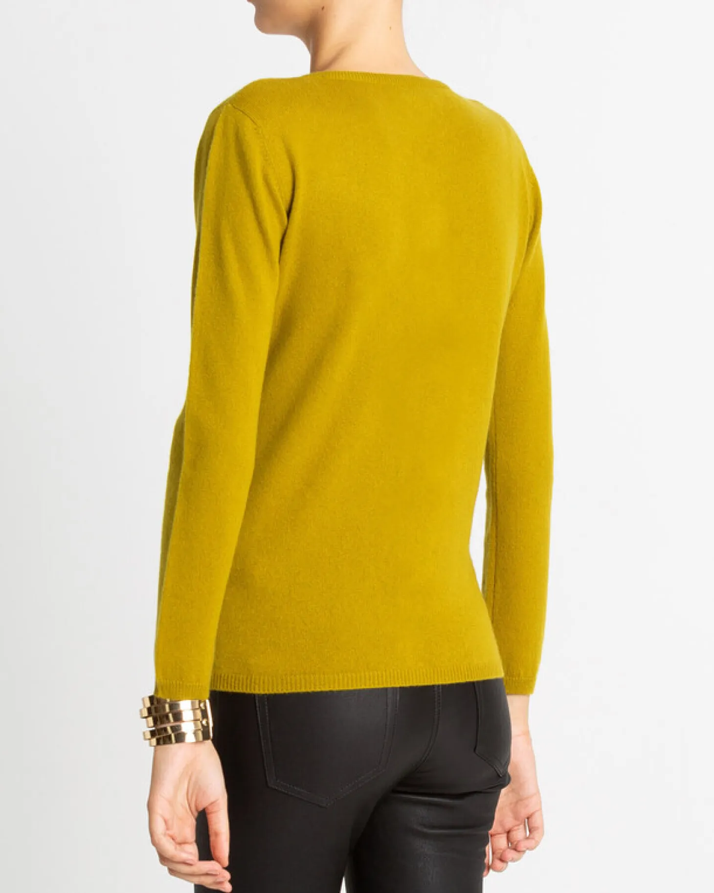 Cardigan Col Rond Manches Longues Basic