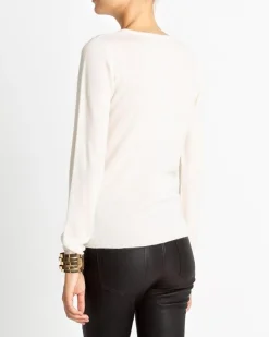 Cardigan Col Rond Manches Longues Basic