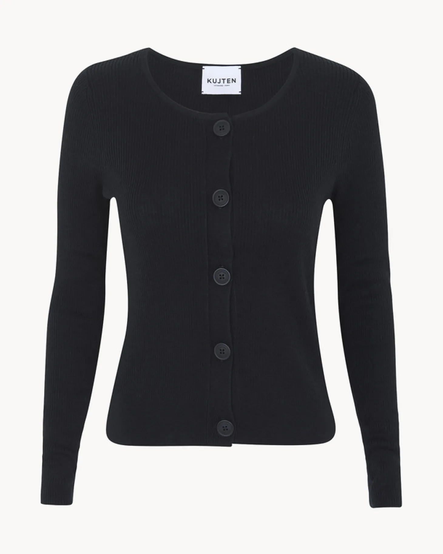 Cardigan Court Cachemire Et Soie Femme