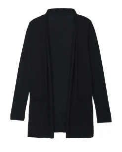 Cardigan Long Soie Et Cachemire Femme