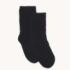 Chaussettes Cachemire Torsade, 6 Fils