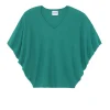 Col V Oversize Sans Manches Cachemire