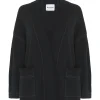Gilet Cachemire Bords Franges