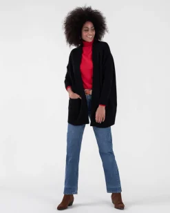 Gilet Cachemire Col Chale Oversize