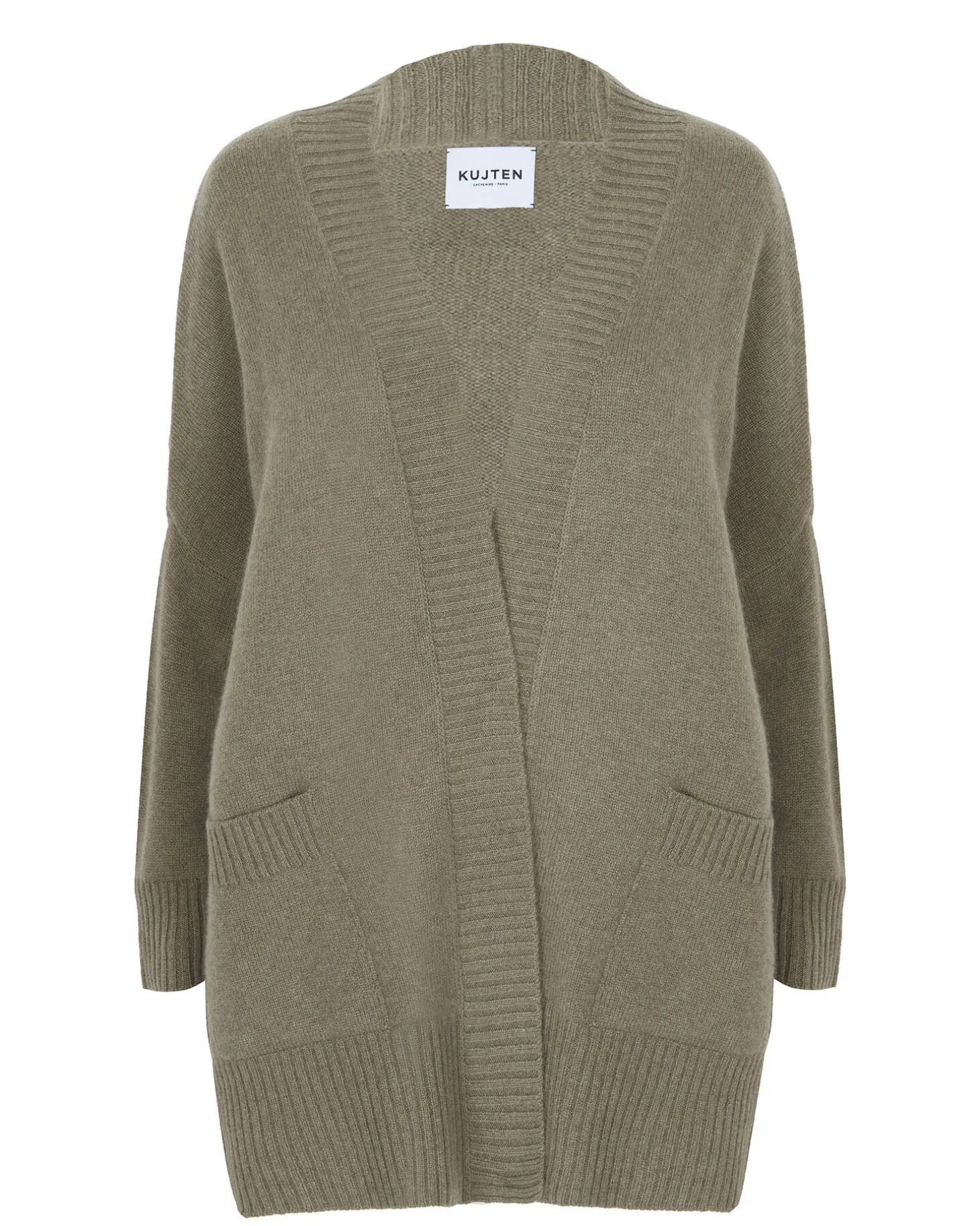 Gilet Cachemire Oversize + Poches, 4 Fils