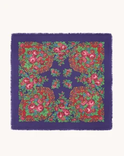 Grand Bandana Cachemire, 2 Fils