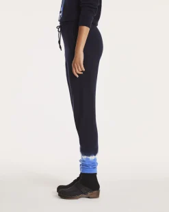 Jogging Cachemire Femme Bicolore