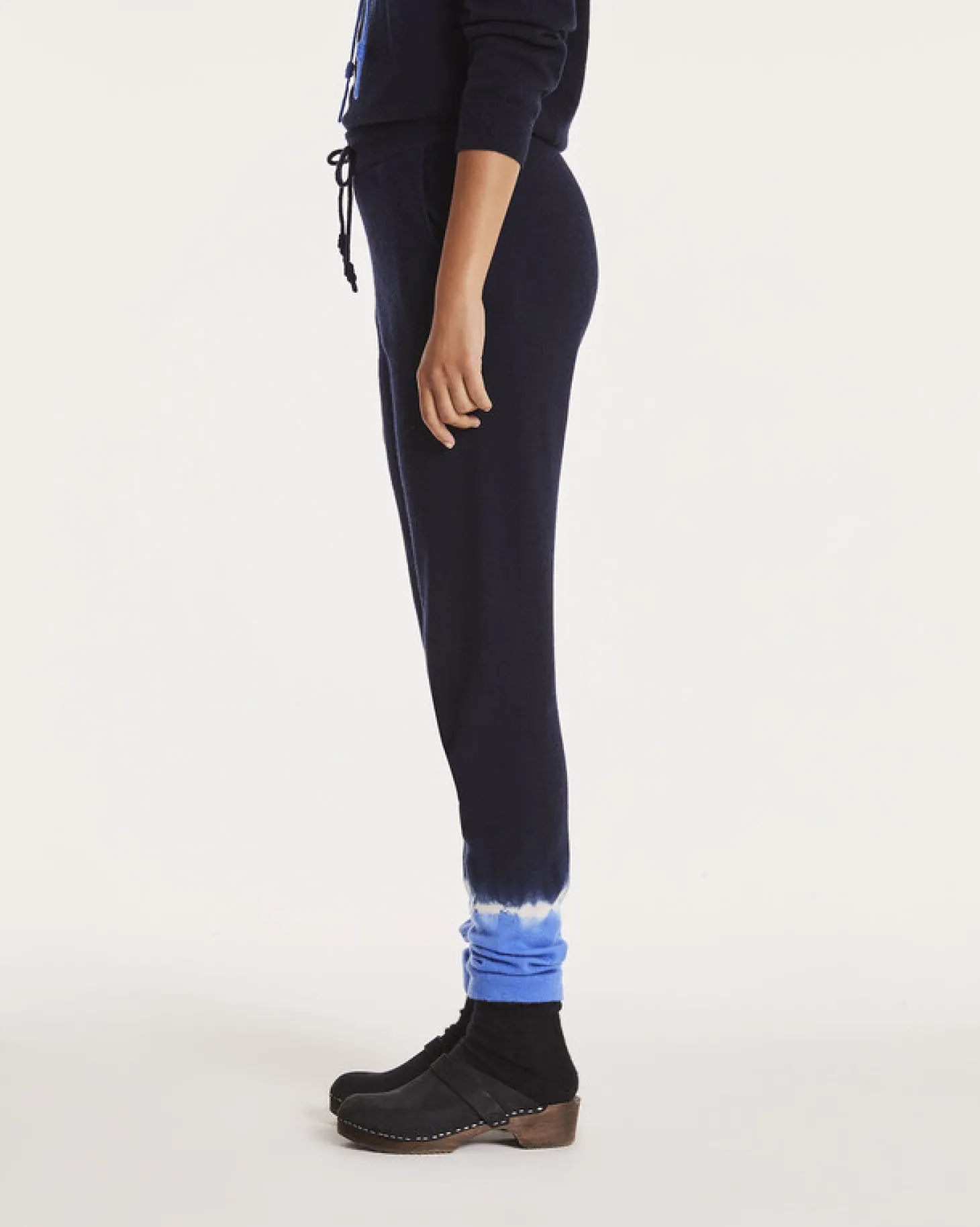 Jogging Cachemire Femme Bicolore