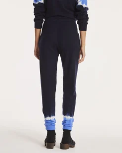 Jogging Cachemire Femme Bicolore