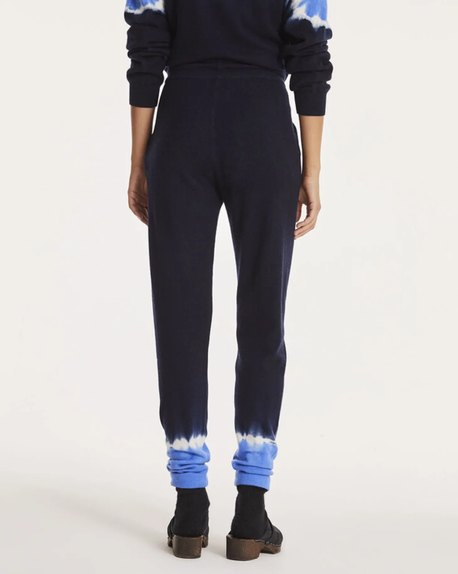 Jogging Cachemire Femme Bicolore