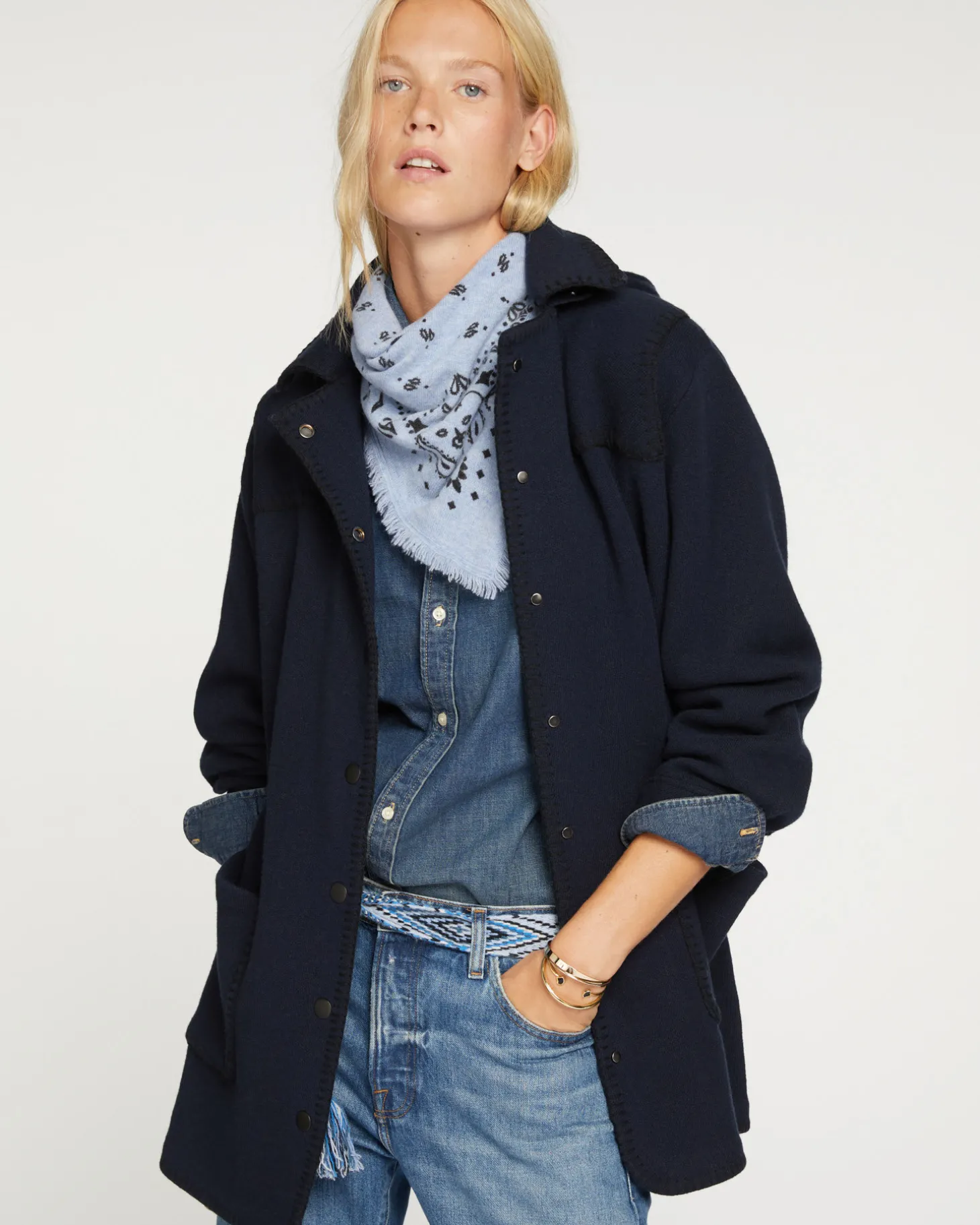 Manteau Dufflecoat Cachemire