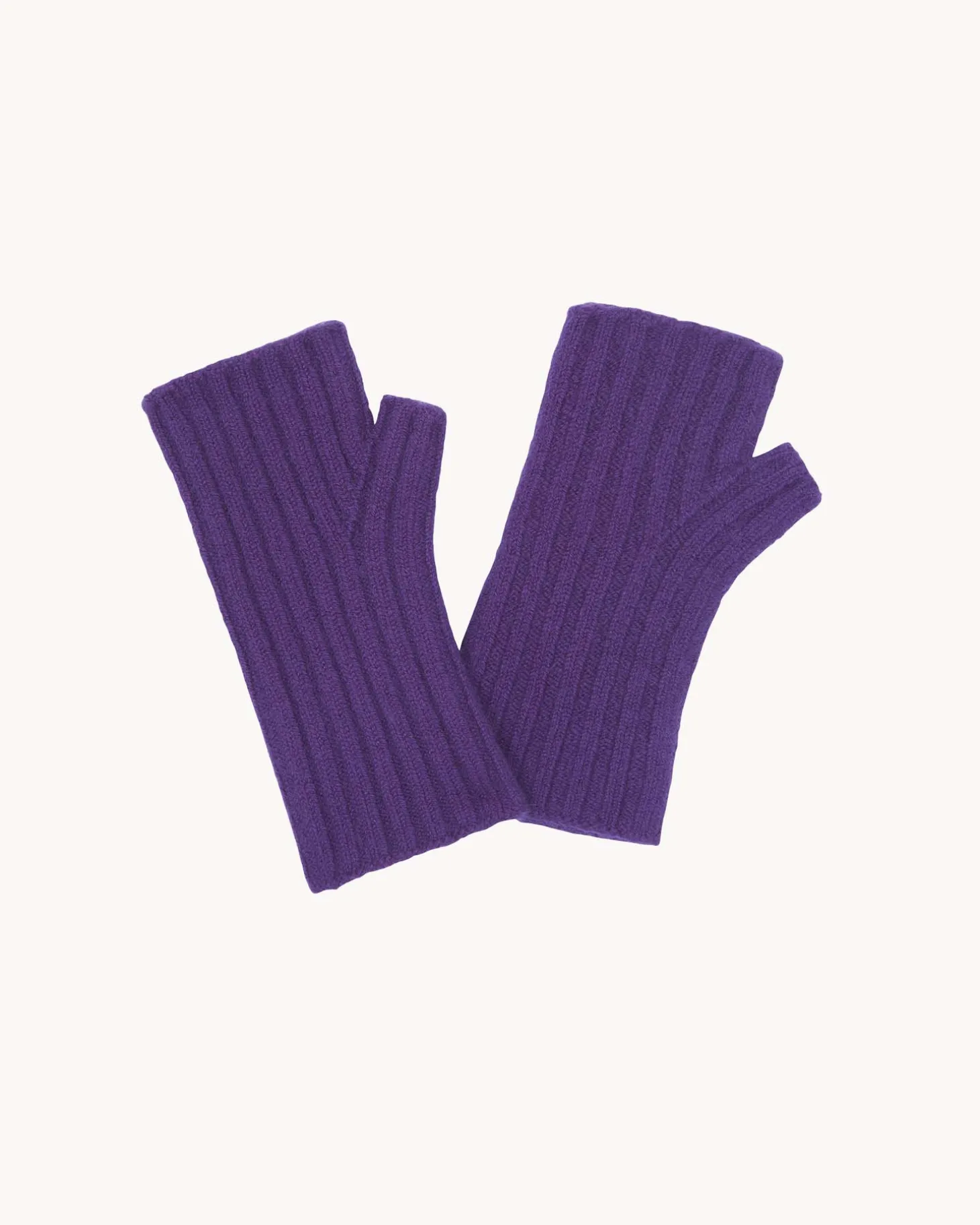 Mitaines Cachemire Cotes Plates, 2 Fils