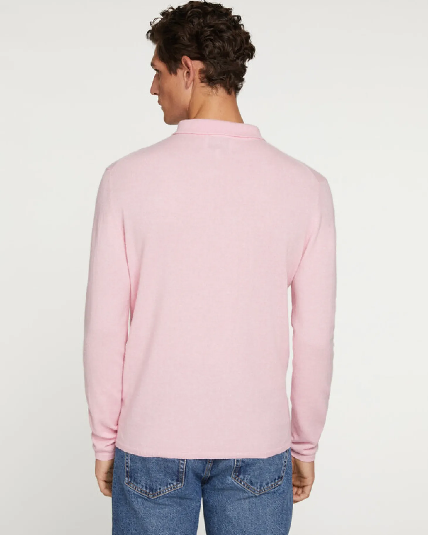 Polo Cachemire Homme Manches Longues