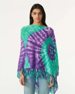 Poncho A Franges Cachemire