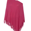 Poncho A Franges En Cachemire