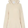 Poncho Cachemire A Capuche Femme
