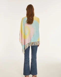Poncho Cachemire A Franges