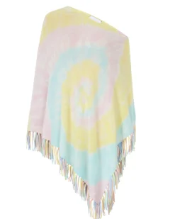 Poncho Cachemire A Franges