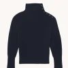 Pull Cachemire Col Cheminee, 6 Fils