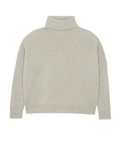 Pull Cachemire Col Cheminee Oversize, 4 Fils