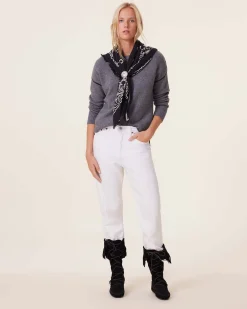 Pull Cachemire Col Rond, 6 Fils