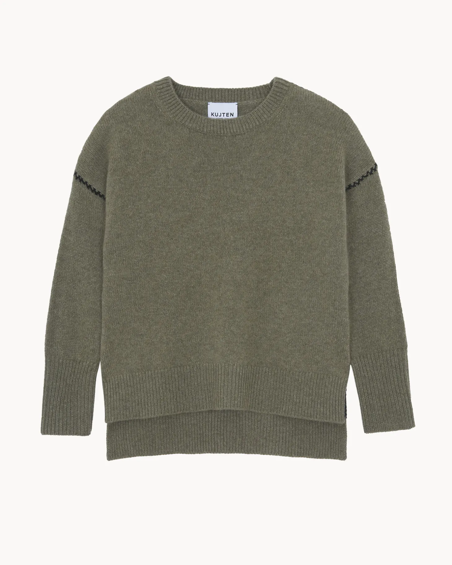 Pull Cachemire Col Rond, 6 Fils