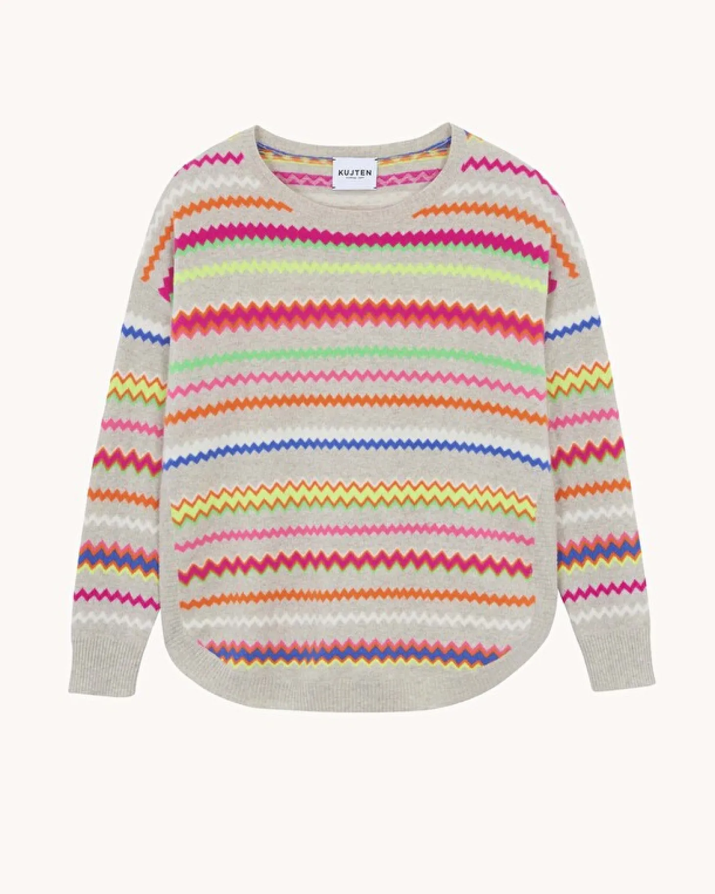 Pull Cachemire Col Rond, 2 Fils