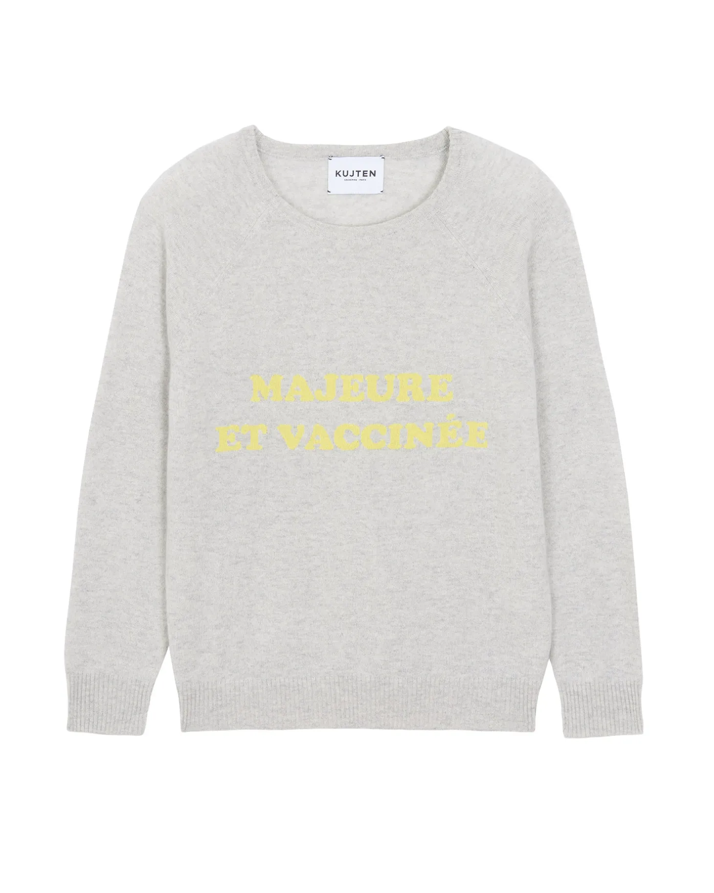 Pull Cachemire Col Rond Femme Imprime