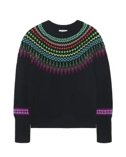 Pull Cachemire Col Rond Femme, 4 Fils