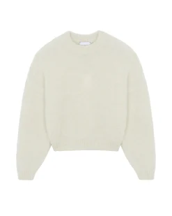 Pull Cachemire Col Rond Jersey Boucle, 2 Fils