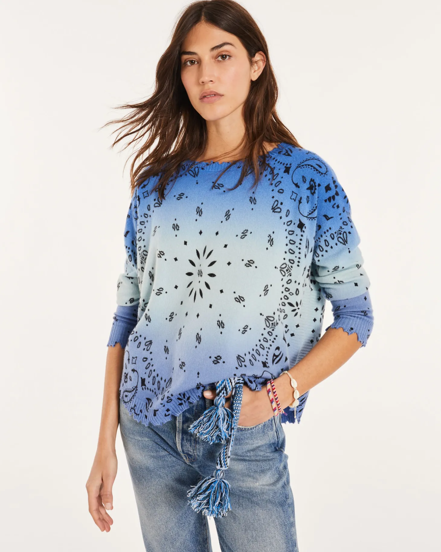 Pull Cachemire Col Rond Liquette