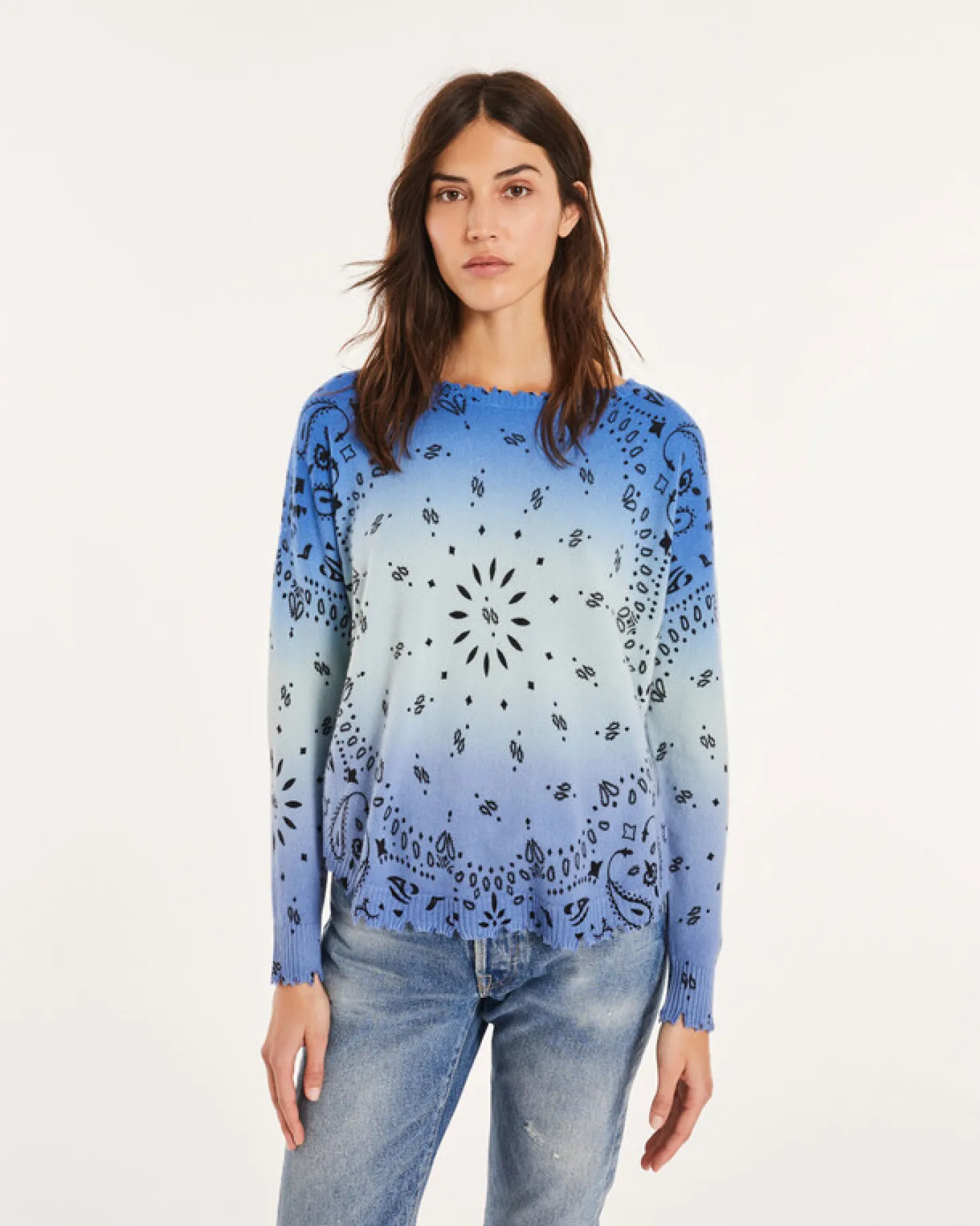 Pull Cachemire Col Rond Liquette