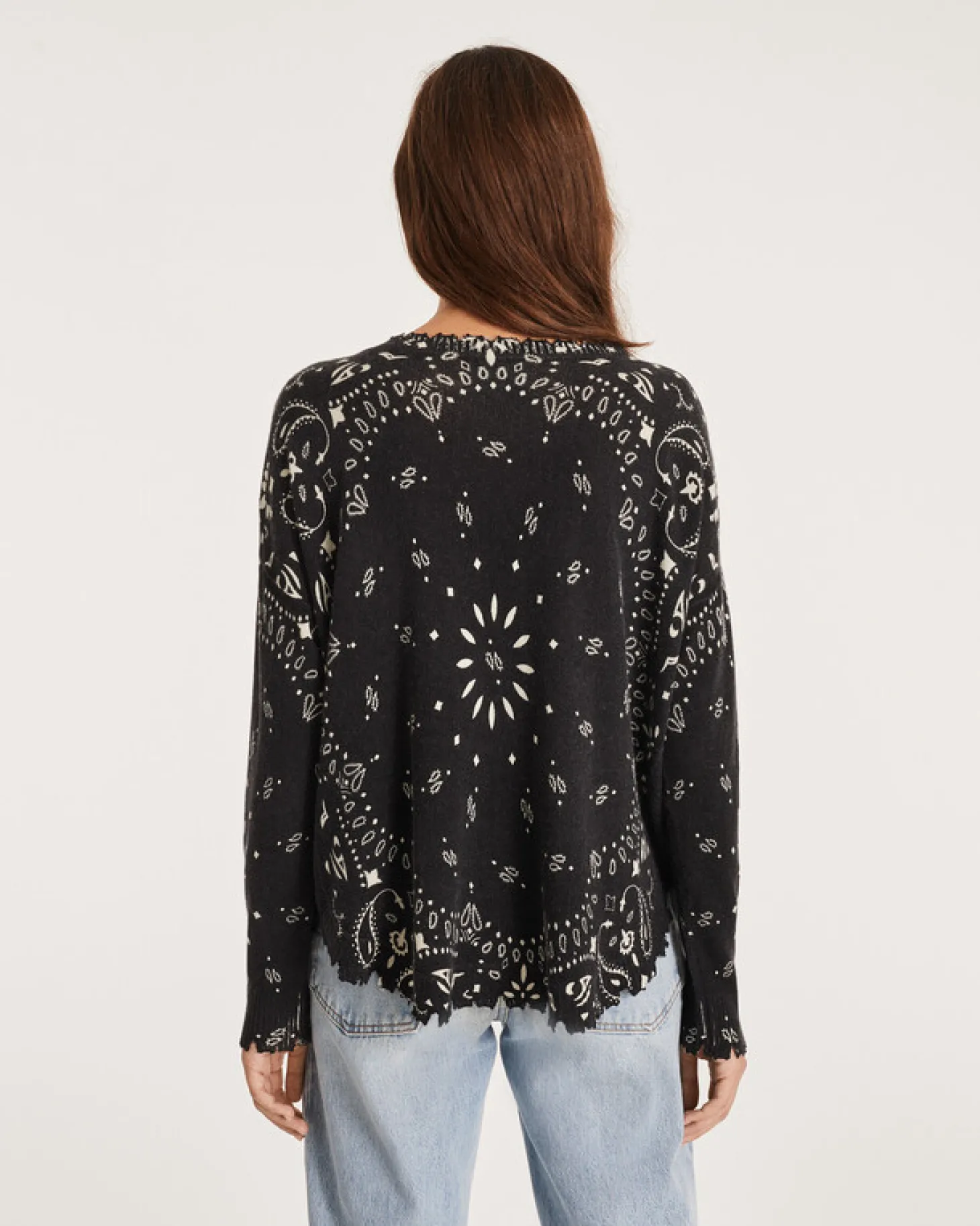 Pull Cachemire Col Rond Liquette, 2 Fils