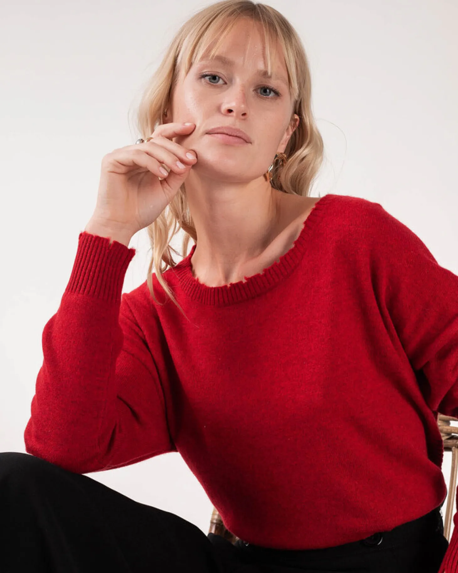 Pull Cachemire Col Rond Liquette