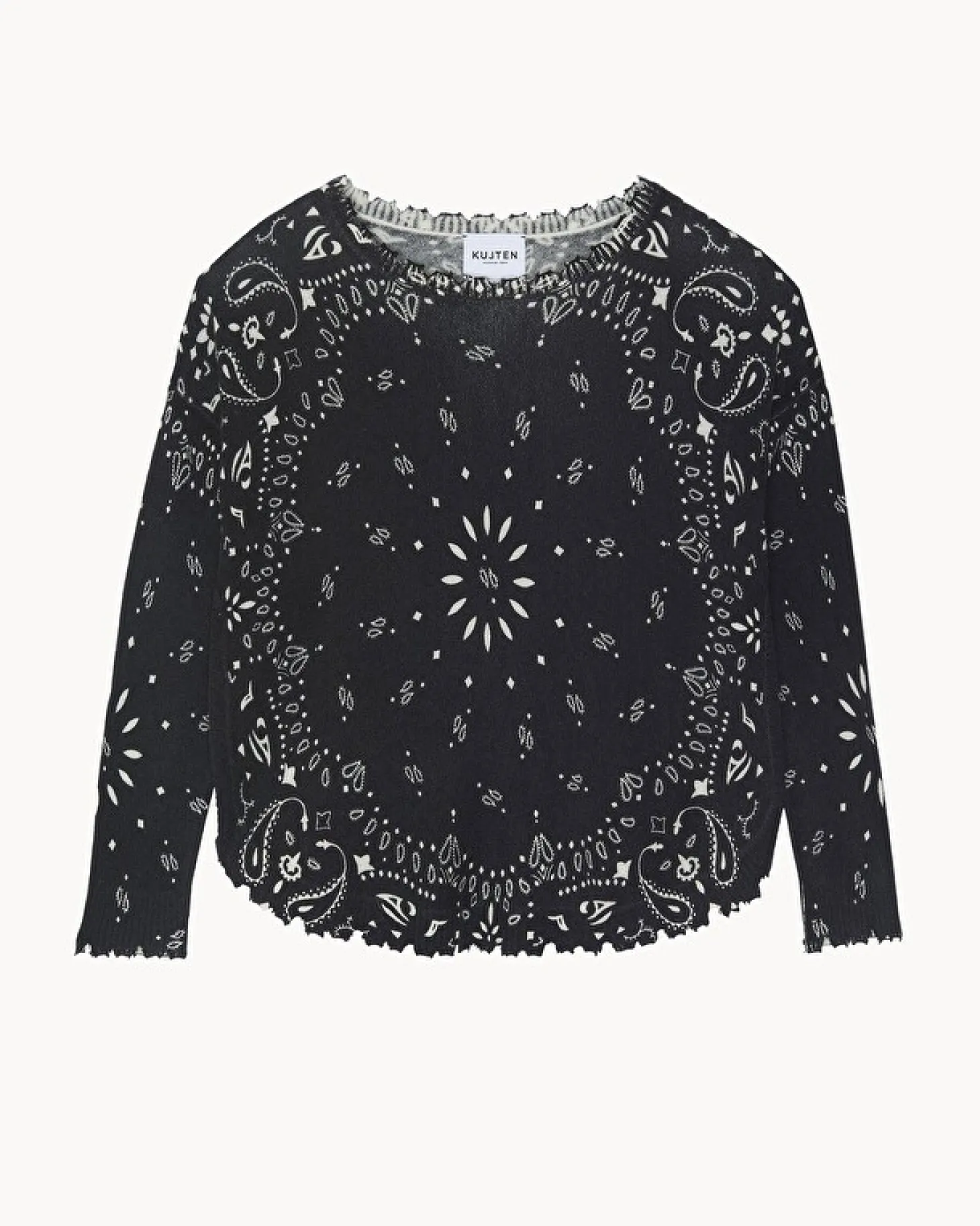 Pull Cachemire Col Rond Liquette, 2 Fils
