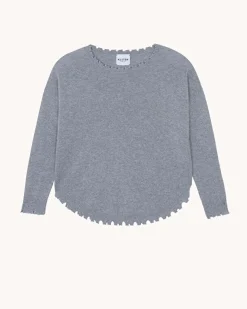 Pull Cachemire Col Rond Liquette, 2 Fils