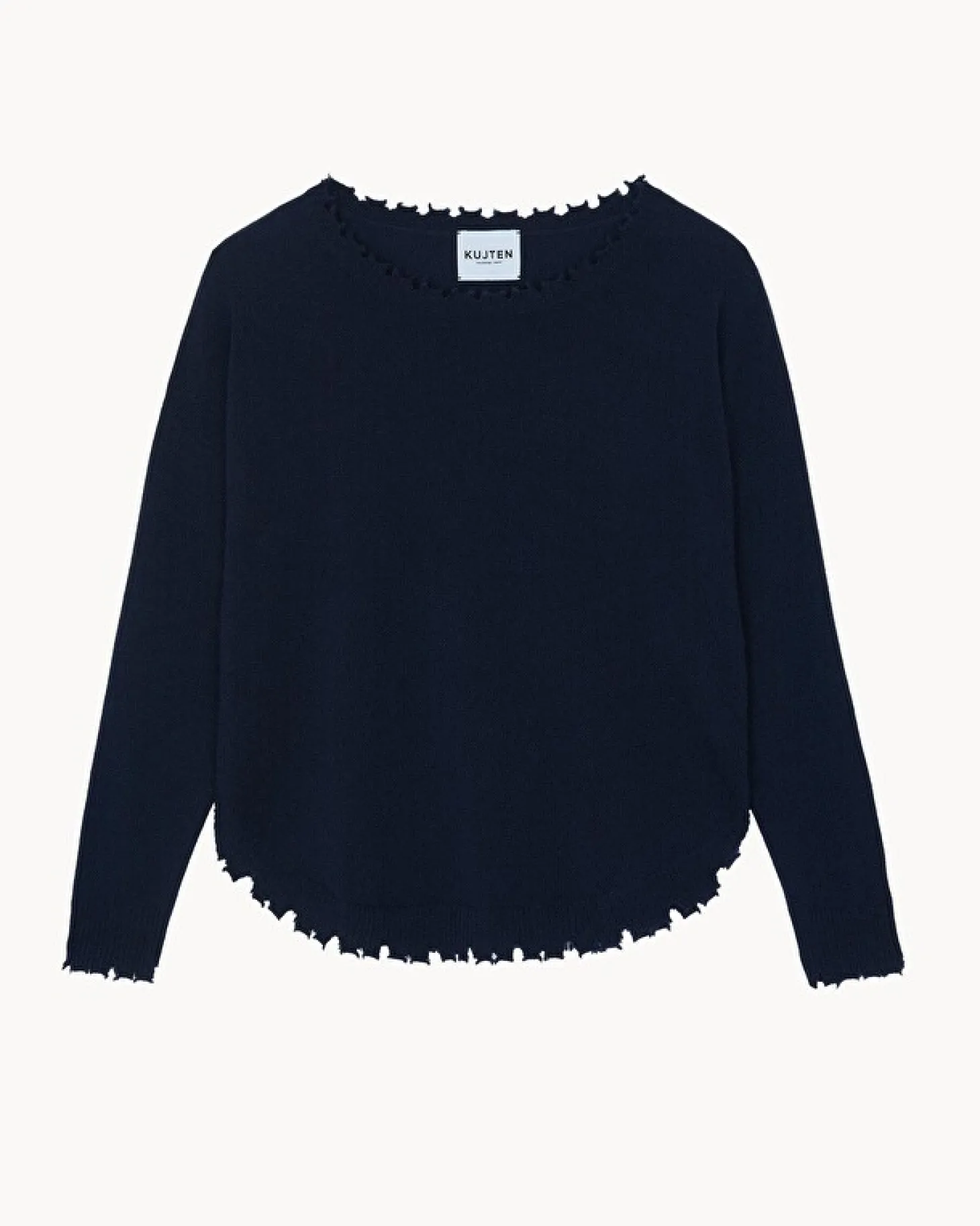 Pull Cachemire Col Rond Liquette, 2 Fils